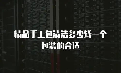 精品手工包清洁多少钱一个包装的合适