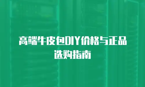 高端牛皮包DIY价格与正品选购指南