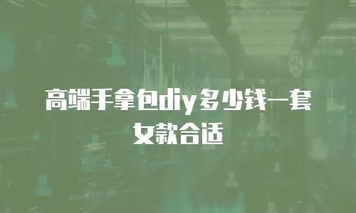 高端手拿包diy多少钱一套女款合适