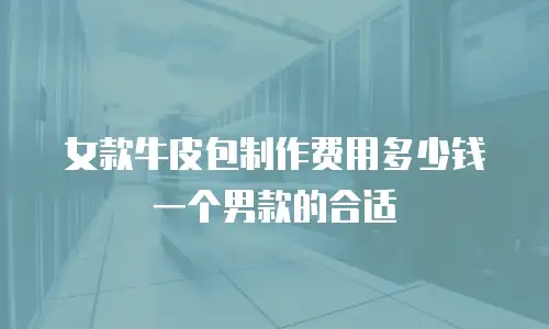 女款牛皮包制作费用多少钱一个男款的合适