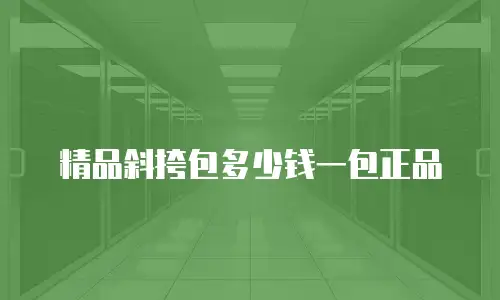 精品斜挎包多少钱一包正品