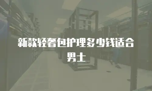 新款轻奢包护理多少钱适合男士