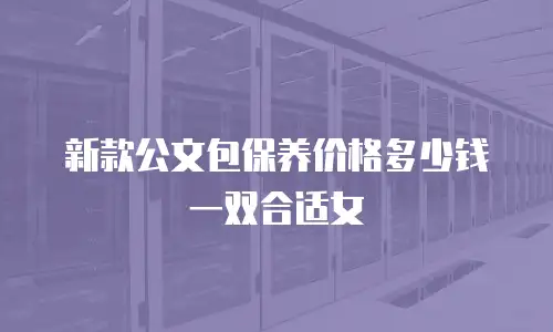新款公文包保养价格多少钱一双合适女