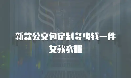 新款公文包定制多少钱一件女款衣服
