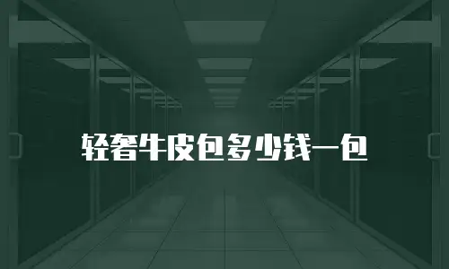 轻奢牛皮包多少钱一包
