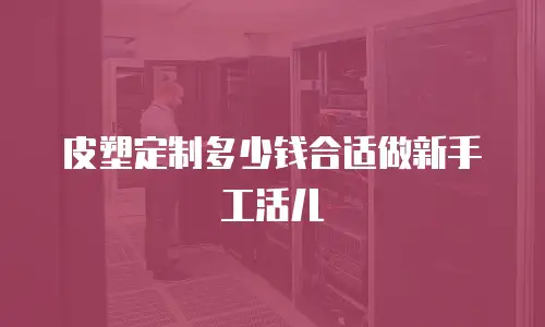 皮塑定制多少钱合适做新手工活儿