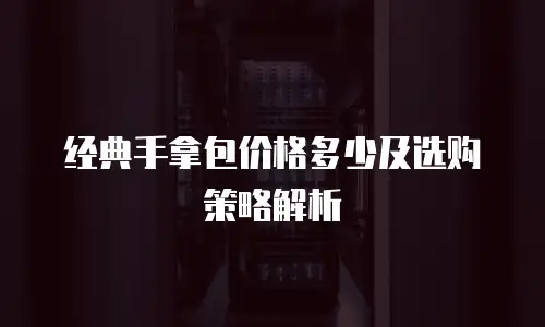 经典手拿包价格多少及选购策略解析