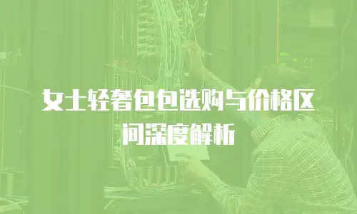 女士轻奢包包选购与价格区间深度解析