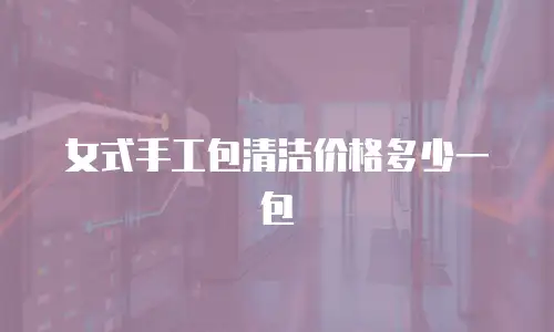 女式手工包清洁价格多少一包