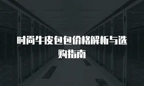 时尚牛皮包包价格解析与选购指南
