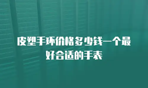 皮塑手环价格多少钱一个最好合适的手表