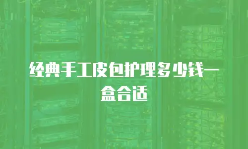 经典手工皮包护理多少钱一盒合适