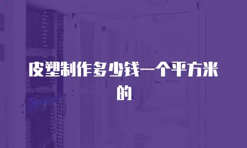 皮塑制作多少钱一个平方米的