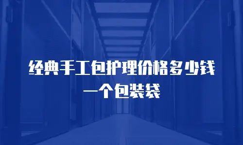经典手工包护理价格多少钱一个包装袋