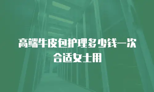 高端牛皮包护理多少钱一次合适女士用