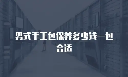 男式手工包保养多少钱一包合适