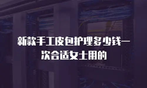 新款手工皮包护理多少钱一次合适女士用的