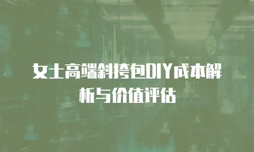 女士高端斜挎包DIY成本解析与价值评估