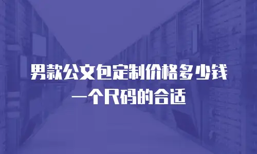 男款公文包定制价格多少钱一个尺码的合适