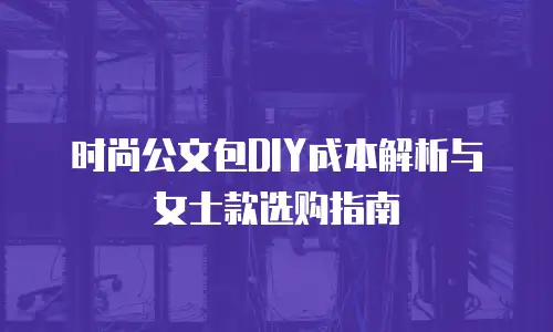 时尚公文包DIY成本解析与女士款选购指南
