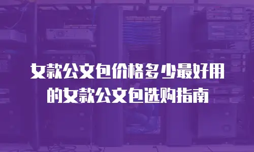 女款公文包价格多少最好用的女款公文包选购指南