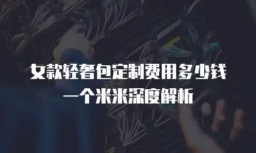 女款轻奢包定制费用多少钱一个米米深度解析