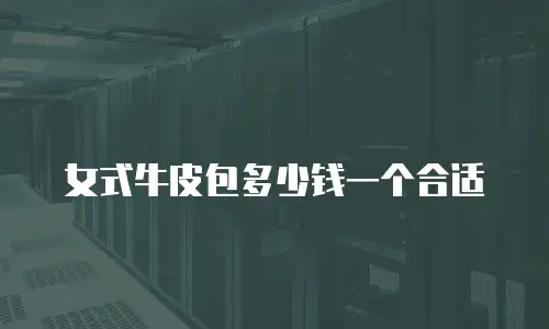 女式牛皮包多少钱一个合适