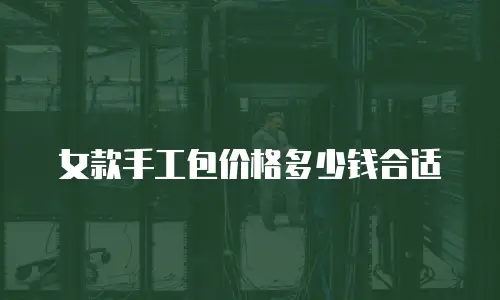 女款手工包价格多少钱合适