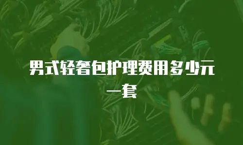 男式轻奢包护理费用多少元一套