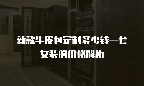 新款牛皮包定制多少钱一套女装的价格解析