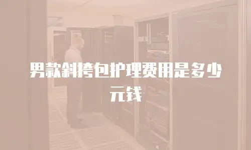 男款斜挎包护理费用是多少元钱