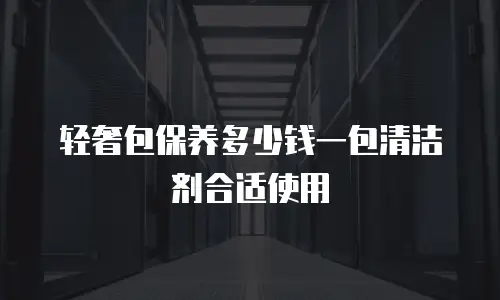 轻奢包保养多少钱一包清洁剂合适使用