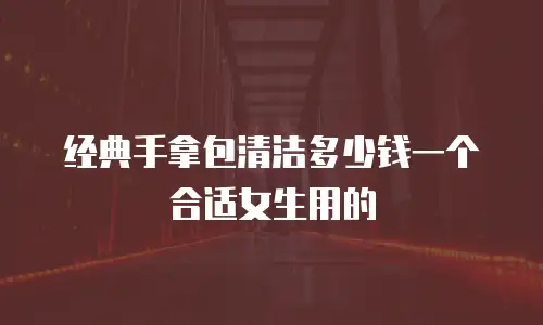 经典手拿包清洁多少钱一个合适女生用的