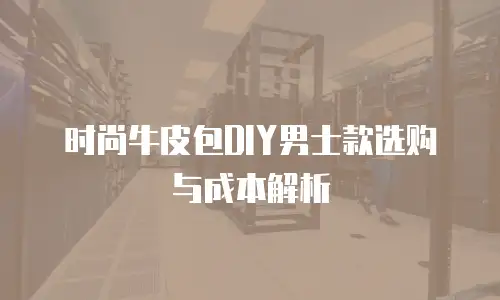 时尚牛皮包DIY男士款选购与成本解析