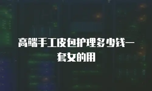 高端手工皮包护理多少钱一套女的用