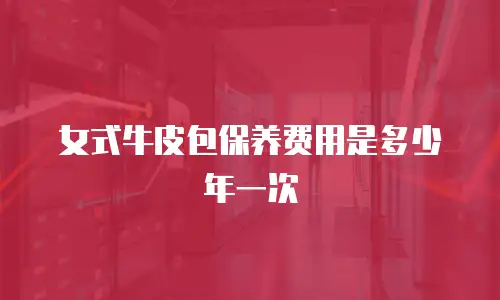 女式牛皮包保养费用是多少年一次