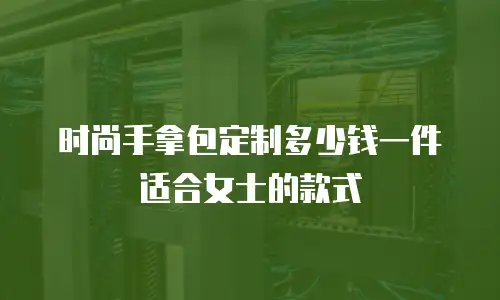 时尚手拿包定制多少钱一件适合女士的款式