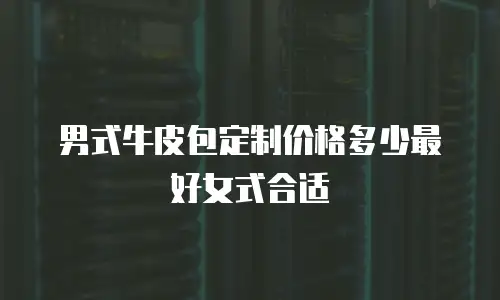 男式牛皮包定制价格多少最好女式合适