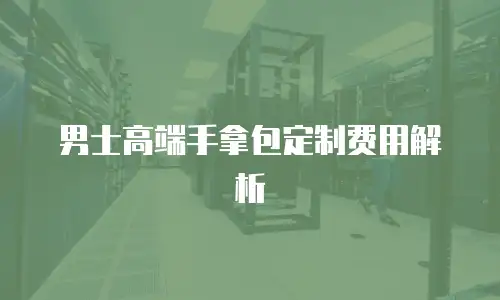 男士高端手拿包定制费用解析