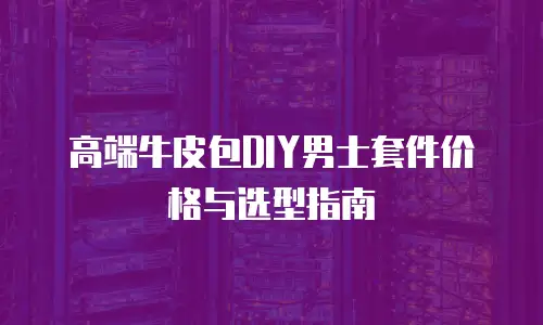 高端牛皮包DIY男士套件价格与选型指南