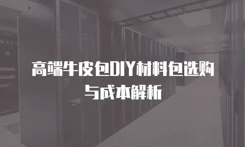 高端牛皮包DIY材料包选购与成本解析