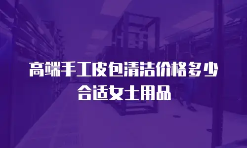 高端手工皮包清洁价格多少合适女士用品