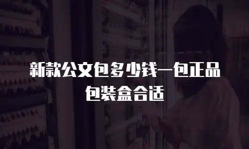 新款公文包多少钱一包正品包装盒合适