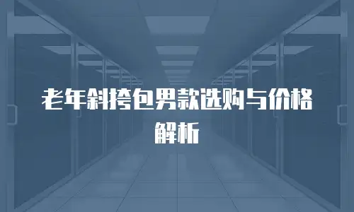老年斜挎包男款选购与价格解析