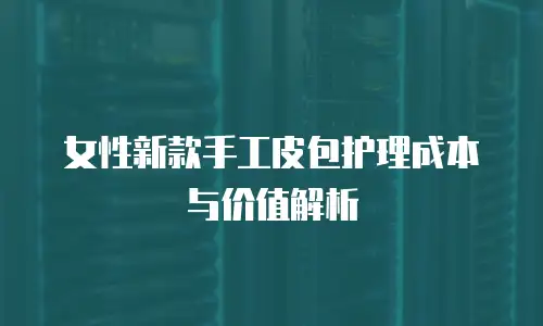 女性新款手工皮包护理成本与价值解析