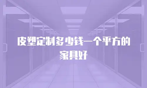 皮塑定制多少钱一个平方的家具好