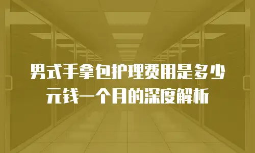 男式手拿包护理费用是多少元钱一个月的深度解析