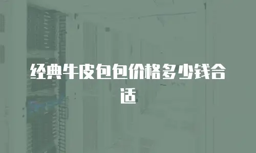 经典牛皮包包价格多少钱合适