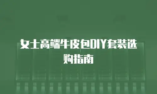 女士高端牛皮包DIY套装选购指南