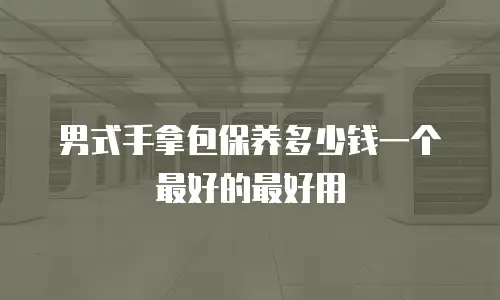 男式手拿包保养多少钱一个最好的最好用